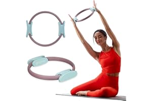 Gaiam Pilates Ring with light blue foam padding