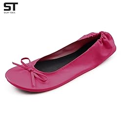 Silky Toes Foldable Flats for Women Purse Ballet