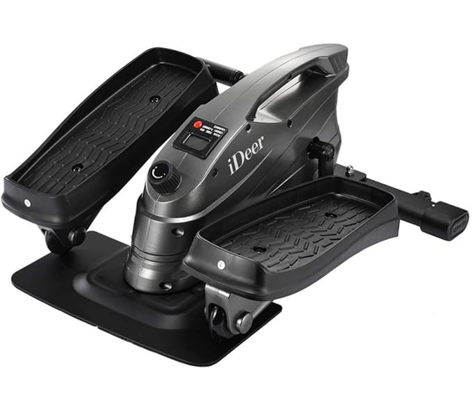 IDEER LIFE Mini Bike Heimtrainer, Cardio Bein- & Pedaltrainer, Stehfahrradmaschine mit verstellbaren Widerstandsstufen, Fitne