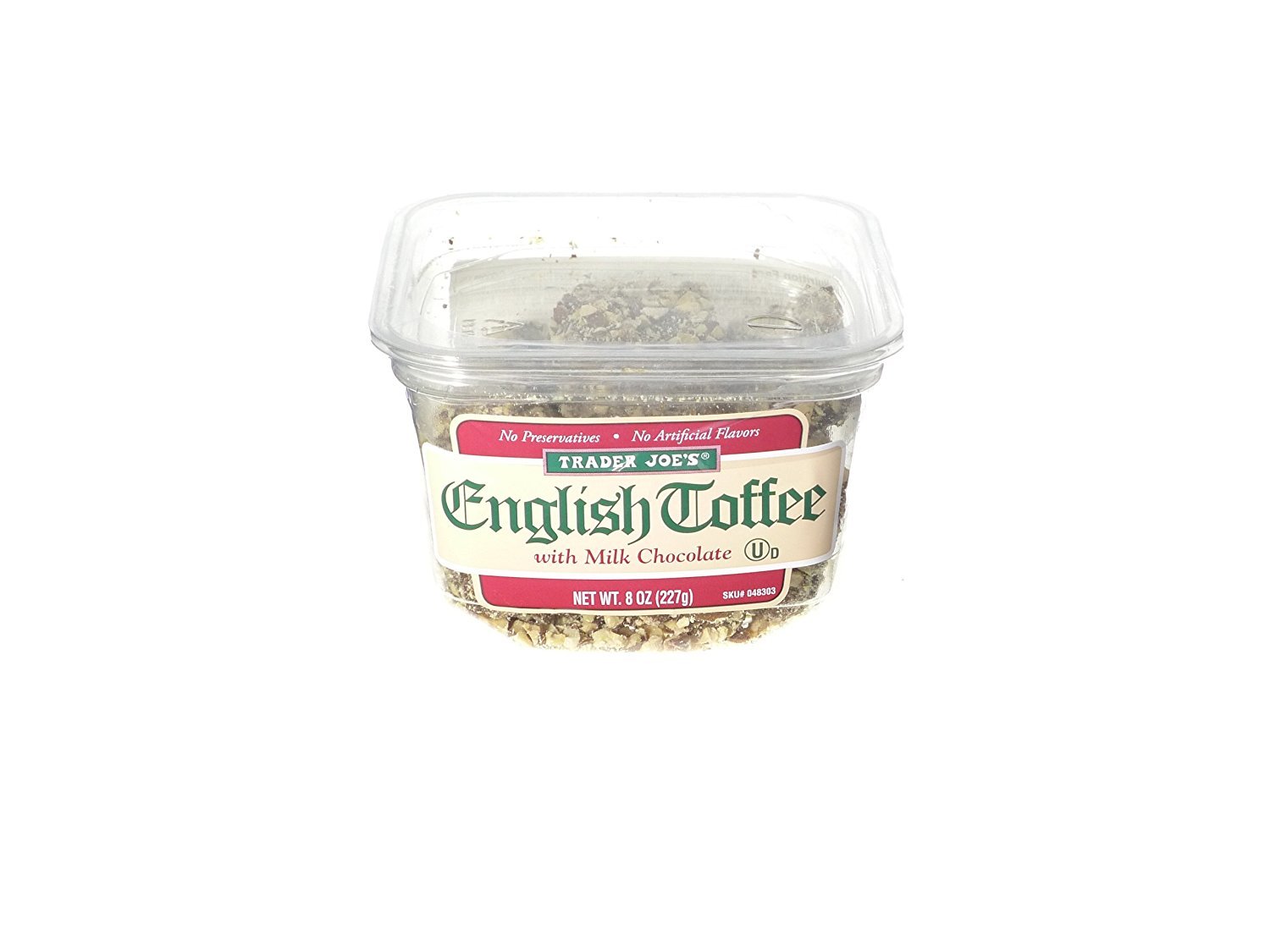 Trader Joe's Dark Chocolate Roasted Pistachio Toffee, 7.5