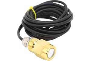 Acouto Drain Plug Light 12V 24V LED Marine Boat Underwater Light IP68 Waterproof LED Underwater Drainage Lamp for Yacht Marin
