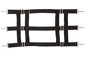 Southwestern Equine Premium Nylon Stall Guard for Horses (Black)