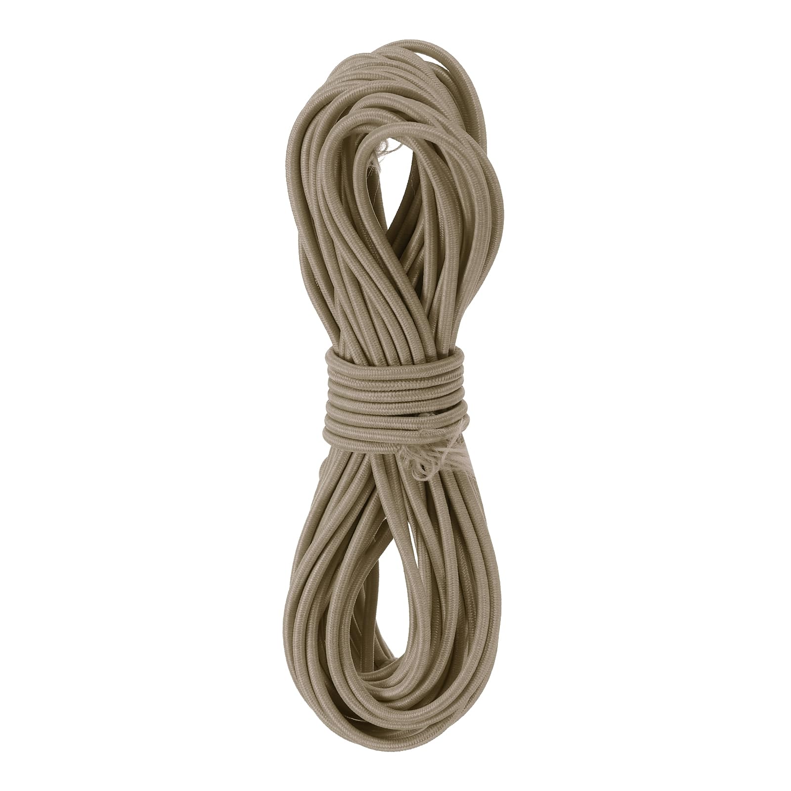 Rebower Elastic Cord Stretch String Heavy Rope 2.8mm 11 Yards Long Rubber Rope [for Sewing, Camping, DIY Craft, Bead Necklaces Making, Outdoor] - Khaki
