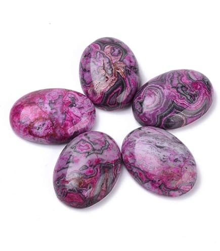 20 Piedras Brillantes Acrílicas Ovaladas Para Manualidades - 20x30mm - Varios Colores - Ideal Para Decoración