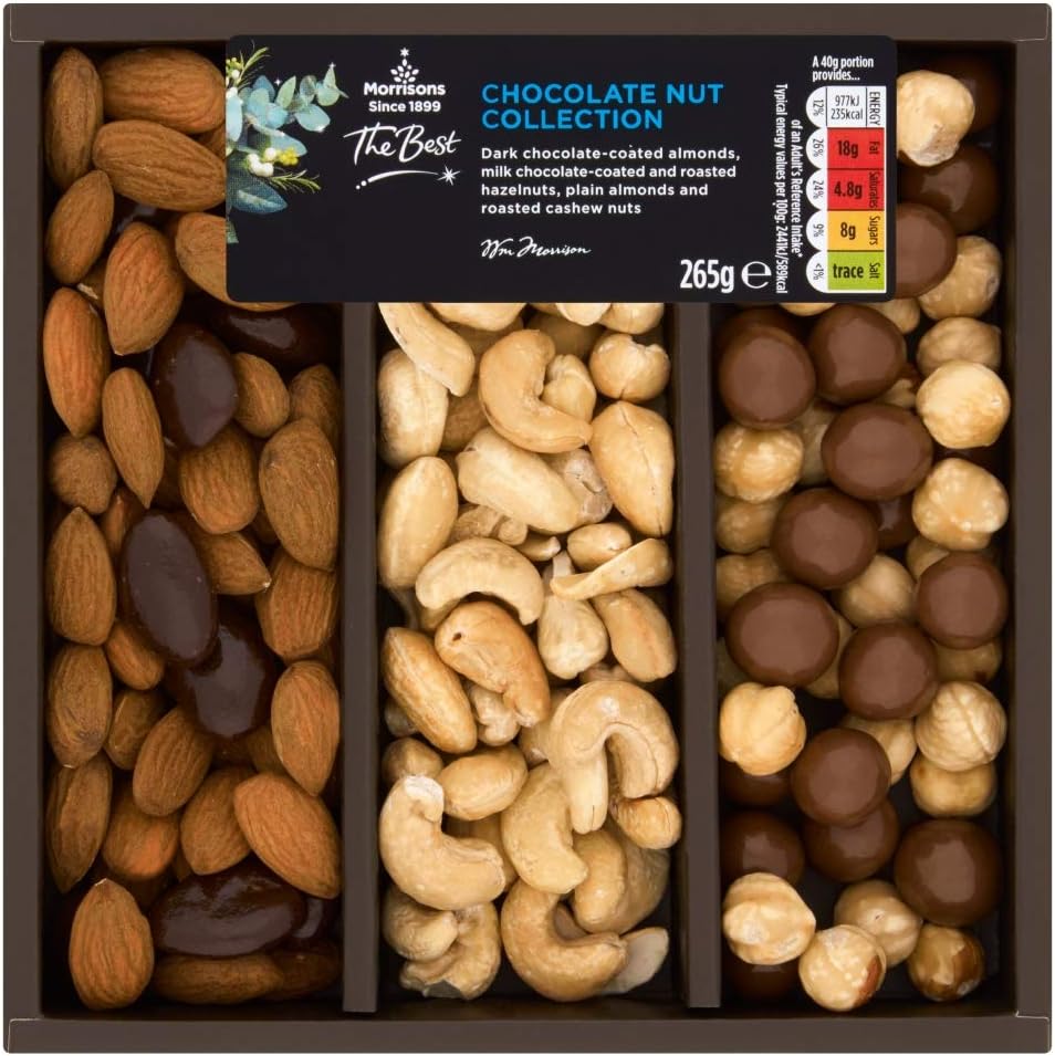 Morrisons The Best Chocolate Nut Collection, 265 g Amazon.co.uk Grocery