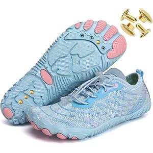 Grounding Shoes with Copper for Women Men with Wide Toe Box, Healthy & Non-Slip Breathable Barefoot Water Shoes Beach Pool Aq