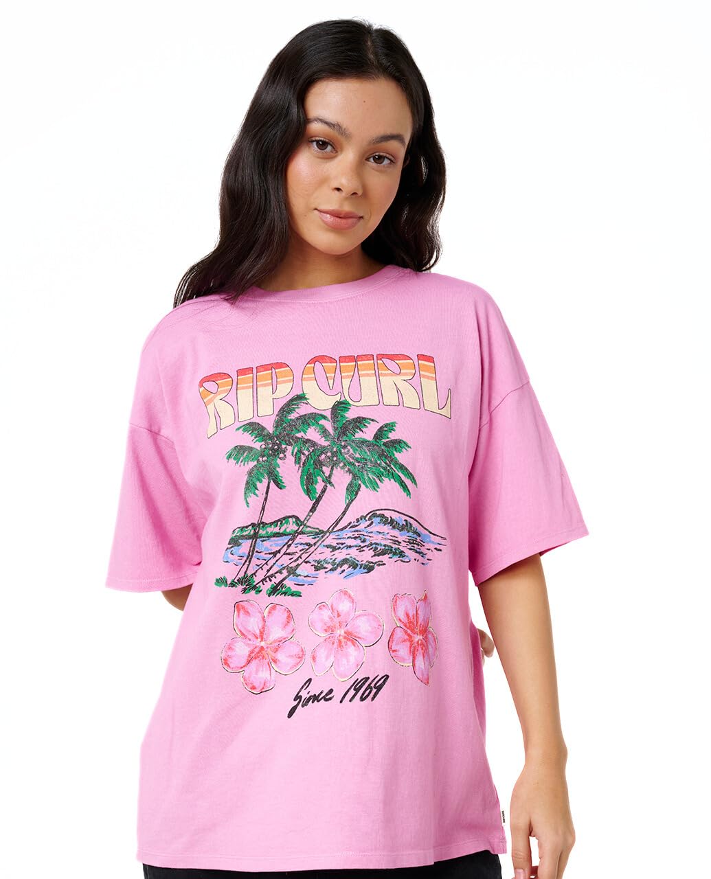 Rip Curl Women's Heritage Crew Neck Short Sleeve