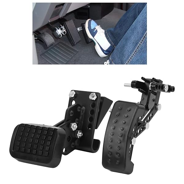 GRIRIW Stainless Steel Wear-Resistant Pedal Cover Car Accessory Brake Pad Extender Pedal Pads GRIRIW Stainless Steel Wear-Resistant Pedal Cover Car Accessory Brake Pad Extender Pedal Pads