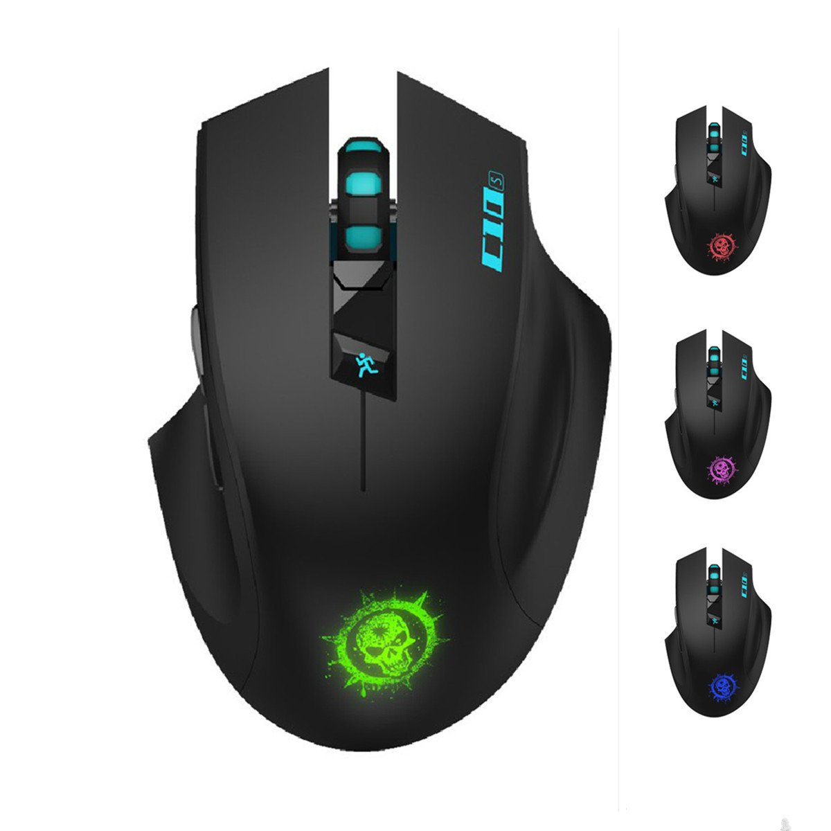 SROCKER C10s 2.4GHz Wireless Silent Click Gaming Mouse/Mice Soundless