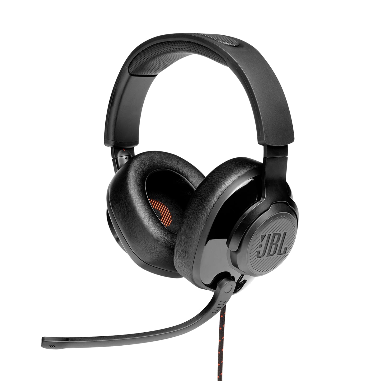 JBL Quantum 300 Wired Over-Ear Gaming Headset with Microphone, Multi-Platform Compatible, Black