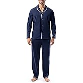 IZOD mens Sueded Jersey Knit Pajama Set
