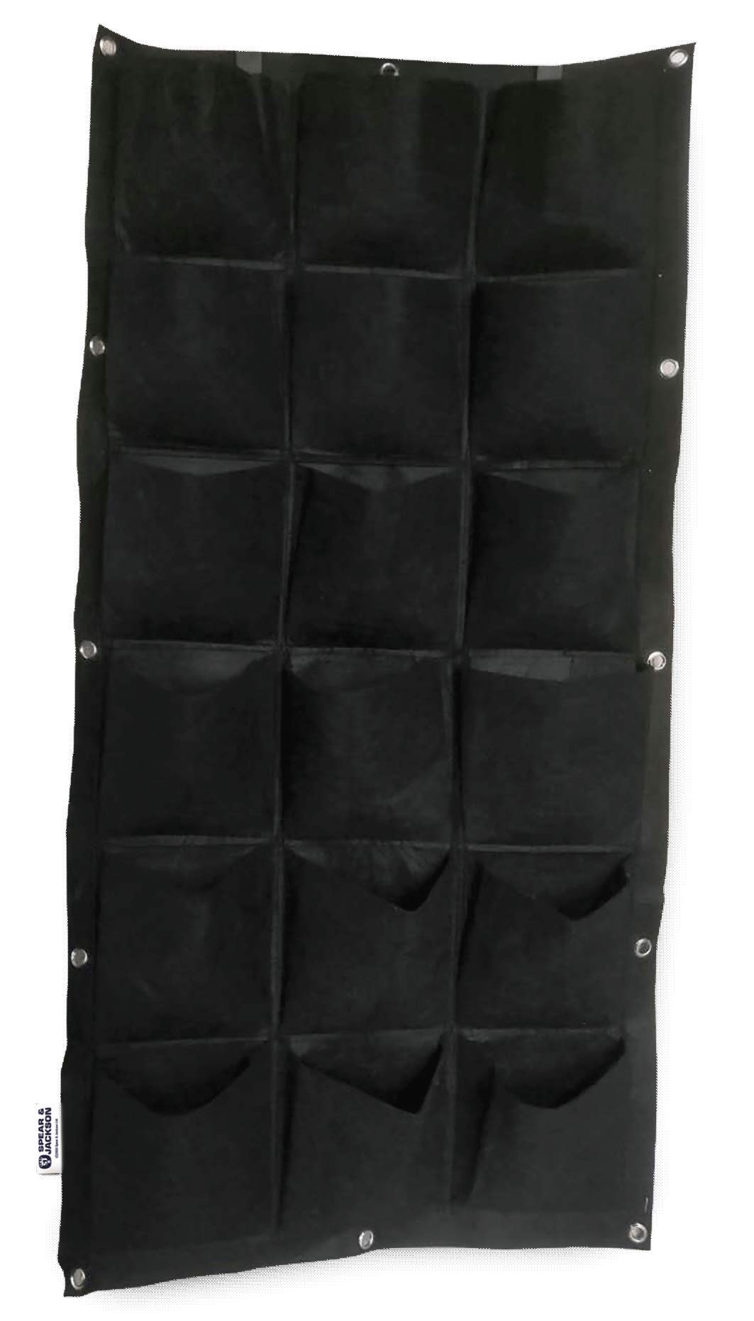 Bespoke 77 Spear & Jackson Gardening Vertical Grow Bag - 18 Pocket - Made from Recycled Plastics