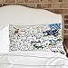 Coloring Pillowcase for Kids – Reusable DIY Pillow Cover with Washable Markers, Educational Arts & Crafts Activity for Boys & Girls, Fun Gift for Creative Play, Machine Washable - eatsleepdoodle