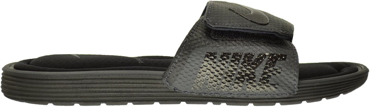 Amazon.com | Nike Solarsoft Comfort Men's Slide Black/Anthracite 705513-090 (12.5 D(M) US) | Sandals