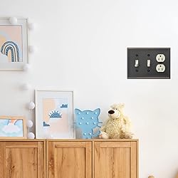 OKAWYC Double Toggle/Single Duplex Light Switch