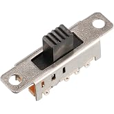 uxcell 5 Pcs 8 Pin PCB 3 Position On/On/On DP3T 2P3T Panel Mini Slide Switch