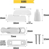 HomeSecure x2 Sash Jammers for uPVC Windows & Doors White view 3