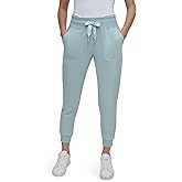DKNY Women’s Two Tone Logo Drawcord Jogger Sweatpant