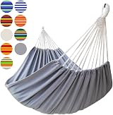 GOCAN Brazilian Double Hammock 220x165 cm 300 kg Grey