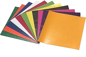ORIGAMI JOY Translucent Wax Paper, Kite Paper, Glassine Papers. Suitable for Making Window Stars, Waldorf Stars (Classic, 4 x 4 inch)