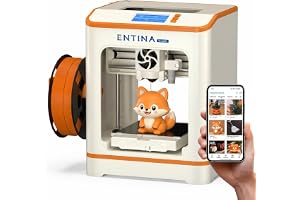 Entina Tina2C 3D Printer for Kids & Beginners, Fully Assembled Starter Mini 3D P