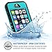 HESGI iPhone 5s Case, 6.6 ft Underwater Waterproof Shockproof Snowproof Dirtpoof Protection Case Cover with Touch ID for iPhone 5S/SE[Teal]