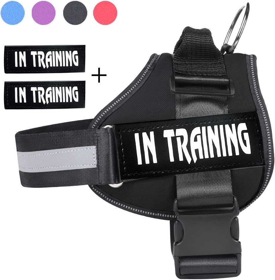 WOCUME Dog Harness No Pull Adjustable Pet Vest Harness Training Vest Working Dog Chest Harness with Handle,No More Pulling, Tugging or Choking