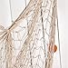 Bestag Modern Style Home Decoration Nautical Decorative Fishing Net Seaside Beach Shell Party Door Wall Decoration (2mx1m, White)