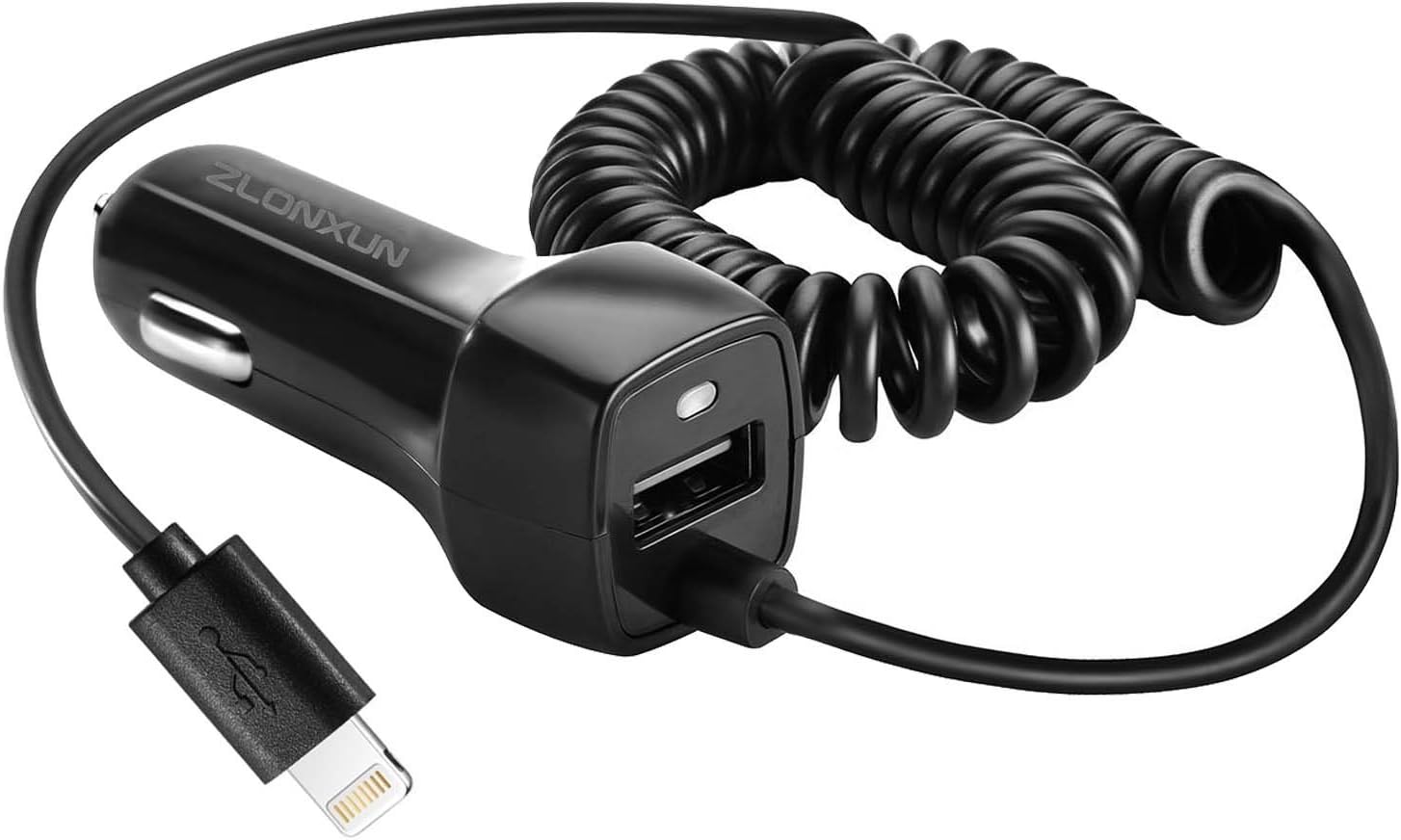 Amazon USBカーチャージャー iPhone 7, 7 Plus, 6, 6S, 6S Plus, SE, iPhone 8