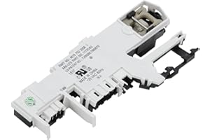GLOB PRO SOLUTIONS 461970230081 compatible with Kenm. Whirl. Mayt. Washer Door Lock Switch Fits old, s ARK-les Part No.: 11730-62,(4619 702 3008 1)