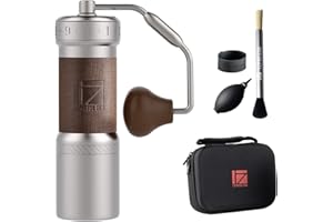 PIPING HOT ART WORKS 1Zpresso K-Ultra Manual Coffee Grinder – Premium Precision, Foldable Handle, Heptagonal Burr for Perfect Grinds, Compact Design with Quick-Release Magnetic Cup