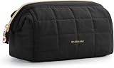 Bagsmart Makeup Bag Travel Cosmetic Bag Large Capacity Black