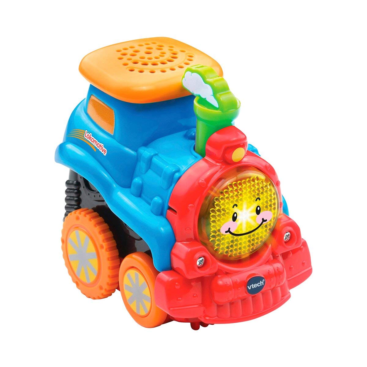 Vtech Tut Tut Baby Speedster - Press and Go Locomotive - Toy Car with Music, Light Up Button and Exciting Sounds - For Children Aged 1-5 Years