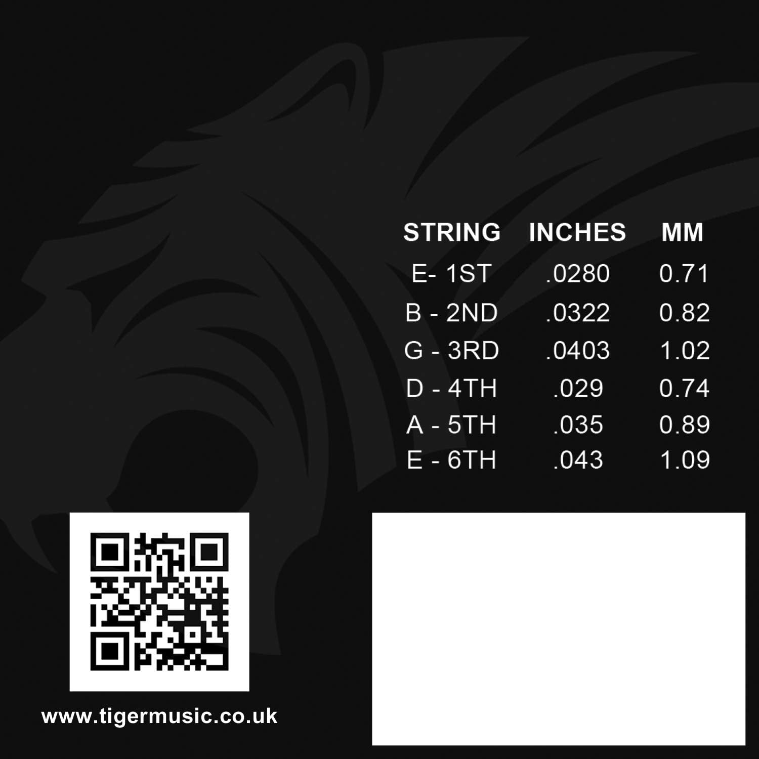 Tiger Classical Guitar Strings Normal Tension Nylon Strings Anti