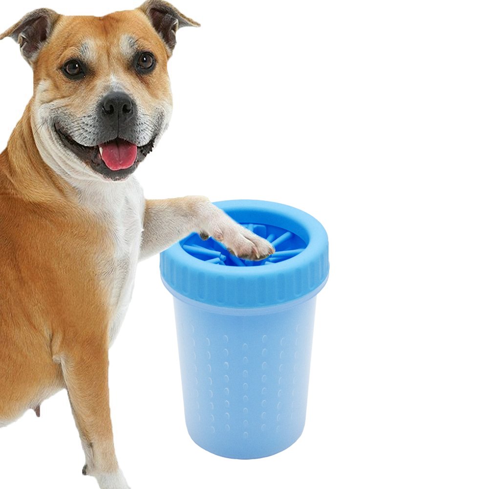 Ofspower Portable Dog Paw Cleaner, Pet Grooming Bathing Cleaning Brush Cup Dog Foot Cleaner (Medium)