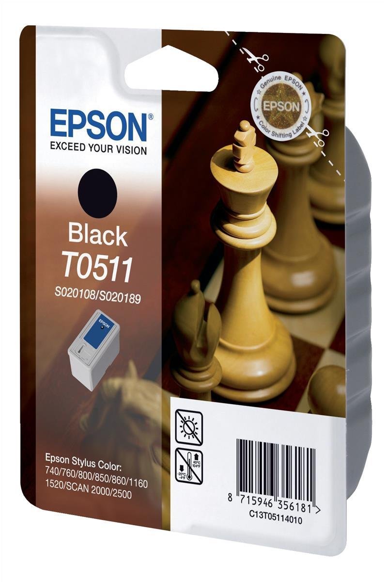 Epson Original SC740/760/860/1160/800/850 Black Ink Cart