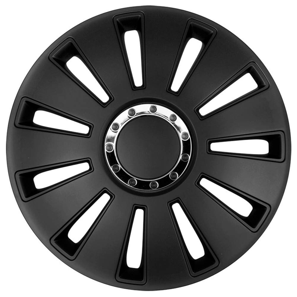 AutoStyle Set of 4 wheel covers Silverstone Pro 16-inch black