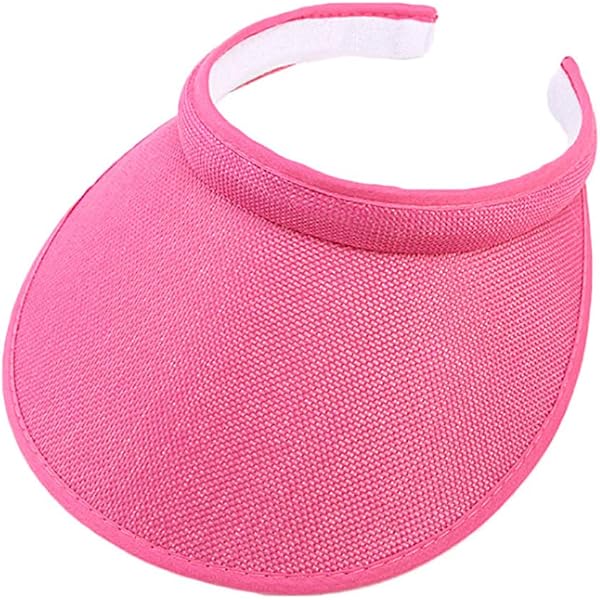 SUN VISOR HATS FOR WOMEN WIDE BRIM STRAW PONYTAIL SUMMER BEACH HAT UV UPF Visland Sun Visor Hats for Women Wide Brim Straw Ponytail  main image 4