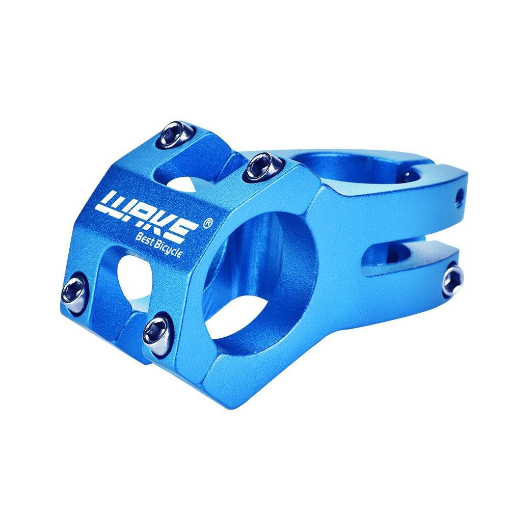 Bike Stem,31.8mm ycle Handlebar Stem Mountain Bike Handlebar Stem Riser Aluminum Alloy Bike Handlebar bars Fixed Stem Extender for Road Bike Cycling Folding Bike (Blue)