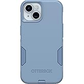 OtterBox iPhone 16e, 15, 14, & 13 Commuter Series Case - Crisp Denim (Blue), Slim & Tough, Pocket-Friendly, with Port Protection