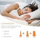 Jsdoin Soft Foam Ear Plugs with Aluminum Case 60 Pairs 38dB Noise Reduction view 3