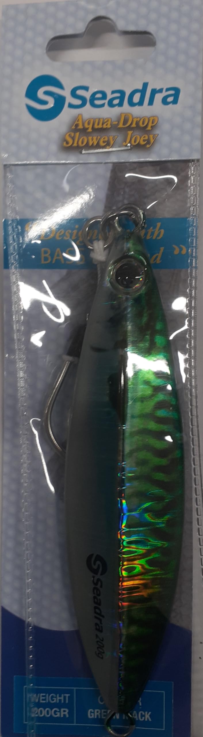 Seadra Aqua-Drop Slowey Joey Jig (Green Mack, 130gm)