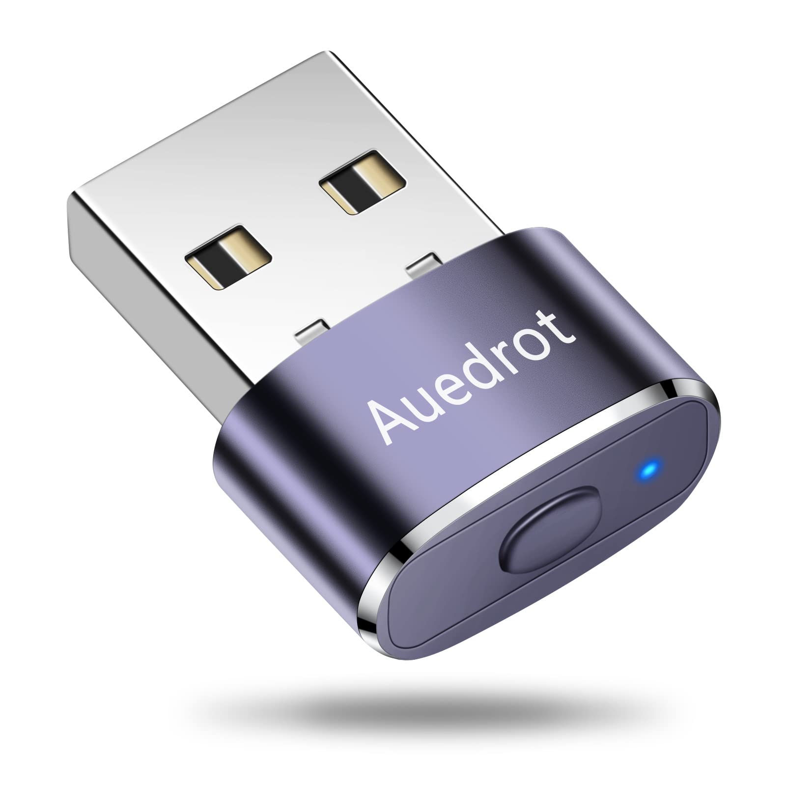 Auedrot USB Mouse Mover with Switch Button, Automatic Mouse Jiggler with 2 Modes, Keep Computer/Laptop Awake - Purple