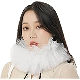 KOGOGO Renaissance Ruffle Collar Victorian Neck Costume Cosplay Props