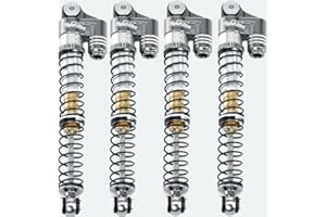 GENERIC Powerhobby 1/24 Axial SCX24 Aluminum 58mm Long Travel Shocks (Grey)