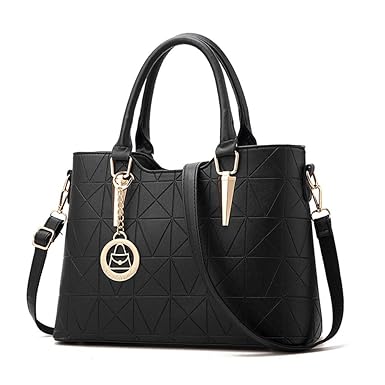 XYYXMQ XYYXMQ Purse for Women Satchel Tote Bag Womens Purses and Handbag Shoulder Bag(NK-SU-50-Black)