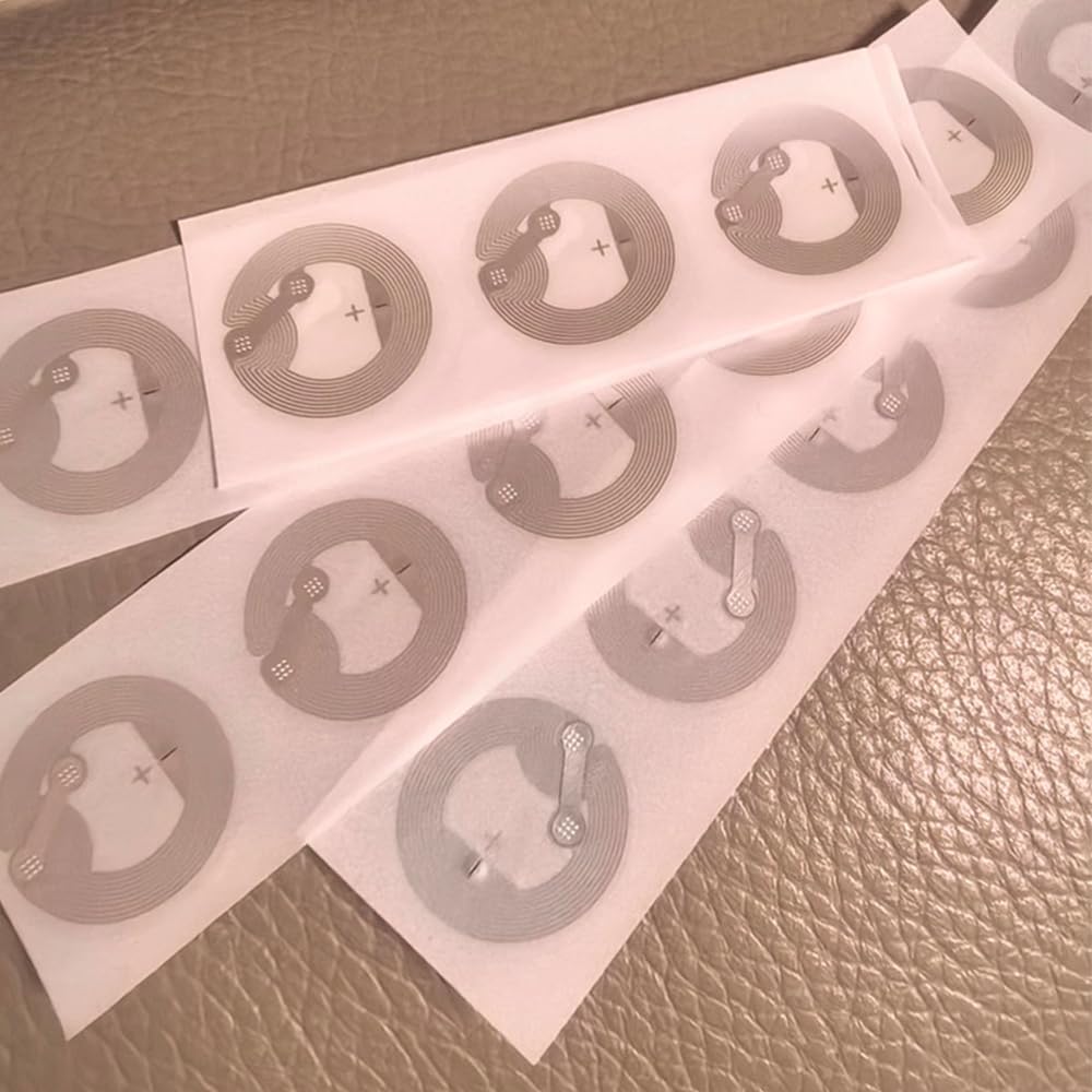 50pcs NFC Tags, BetterJonny NFC Cards, NFC Stickers Ntag 215 NFC Tag NFC Coin Cards Compatible with TagMo & Amiibo, NFC Enabled Mobile Phones and Devices, Round, White