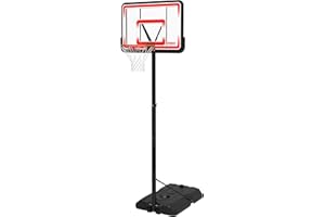 Lifetime Portable Basketball Hoop, Adjustable Height 7.5-10 Ft, 44 Inch Shatterproof Fusion Backboard, Base with Wheels