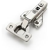 4 Packs(2 Pairs) Full Overlay,105 Degree Concealed Kitchen Cabinet Hinges | Soft Close Motion, Concealed Cabinet Fit, Strong Load-Bearing, Adjustable Cabinet Door Hinges, for Face Frame Cabinet