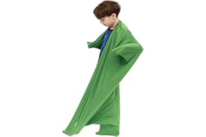 SANHO Dynamic Movement Sensory Sock Body Sock,Medium,6-9 Years Old, 47''H X 27''W, Good for Height:41"-51",Olive Green